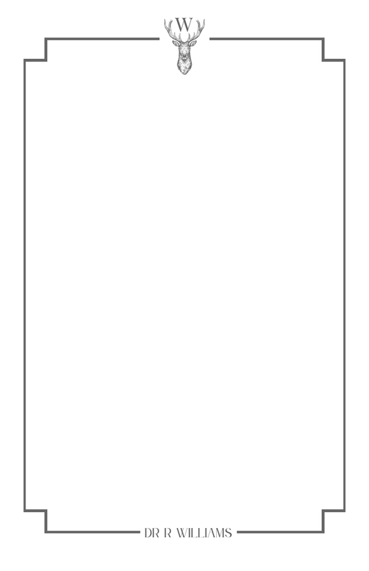 Grey Stag Notepad