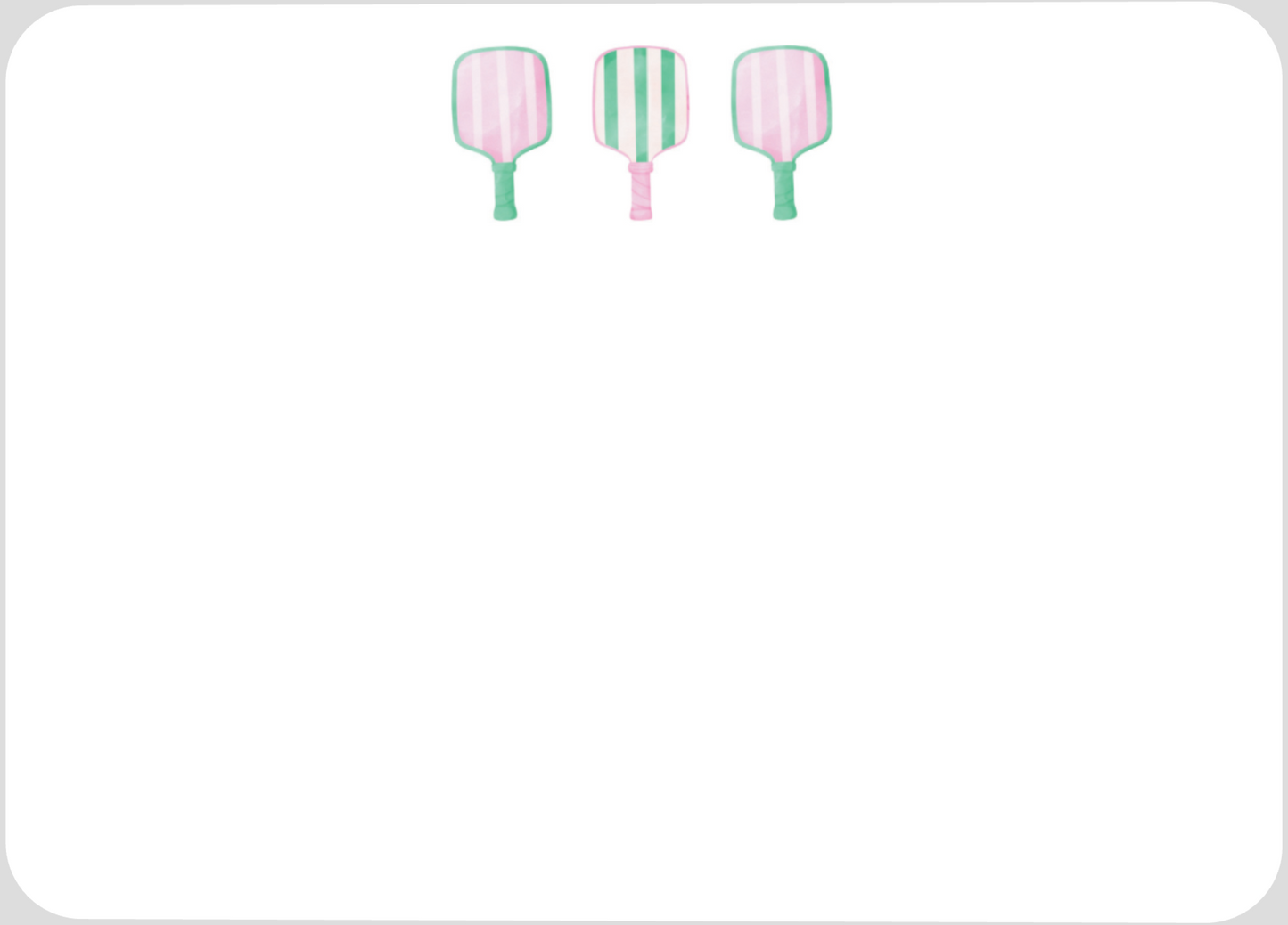 Pickleball Notecards